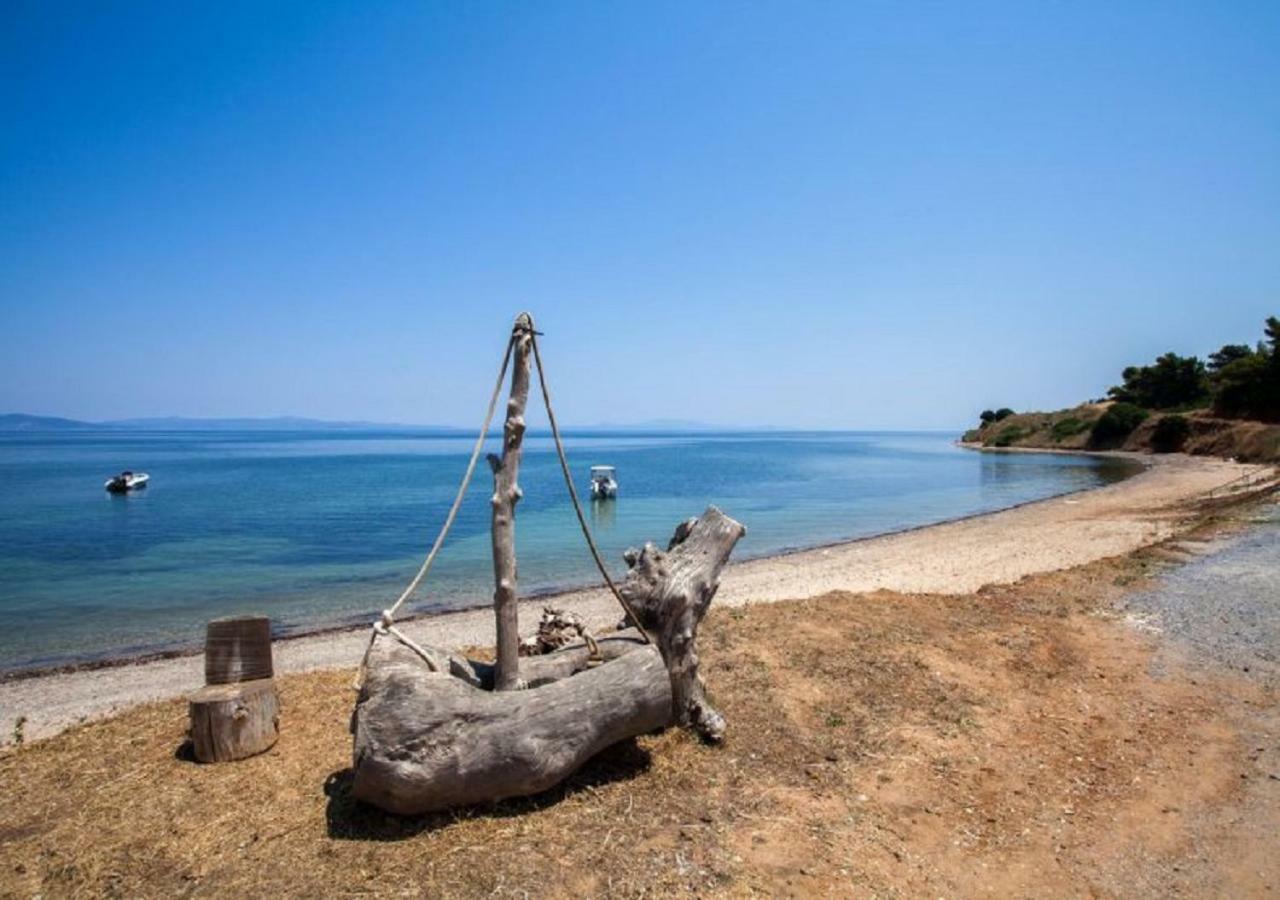 Cozy Cliff House Villa Nea Poteidaia Buitenkant foto